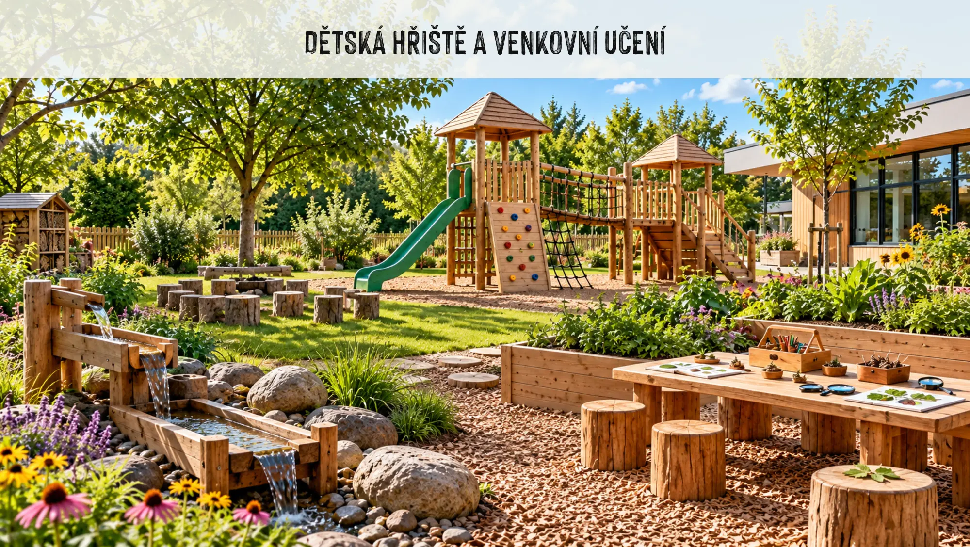 Dětská hřiště a venkovní učení