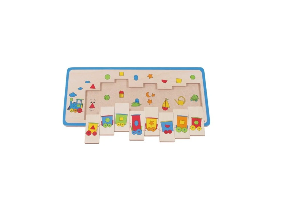 Beleduc Vkládací puzzle Vláček