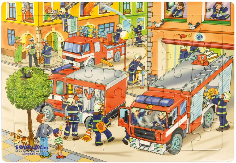 Eduplay XXL puzzle Hasiči