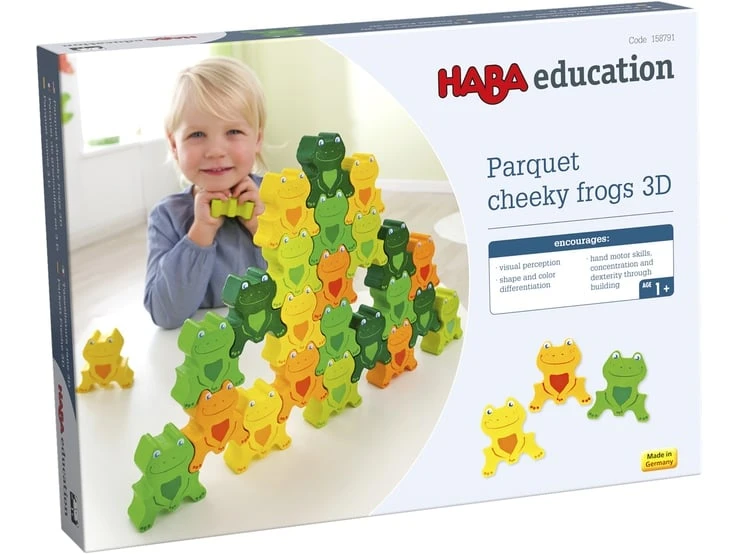 HabaPro Stohovací 3D hra Žabky