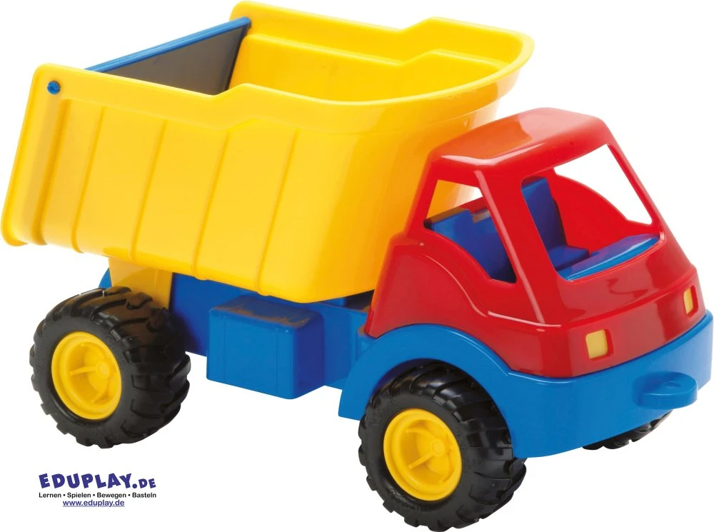 Eduplay Nákladní auto na písek s gumovými koly, 29,5 cm