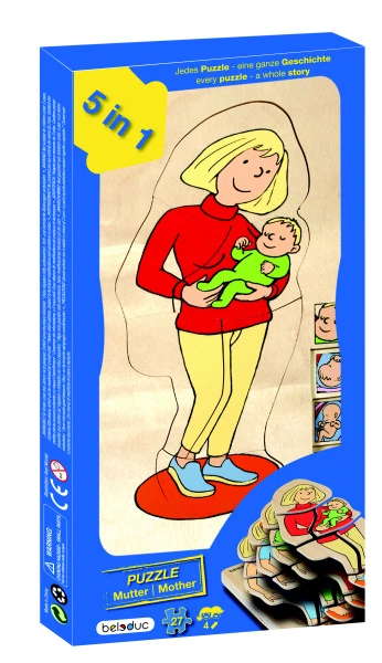 Beleduc Vrstvené vývojové puzzle Maminka