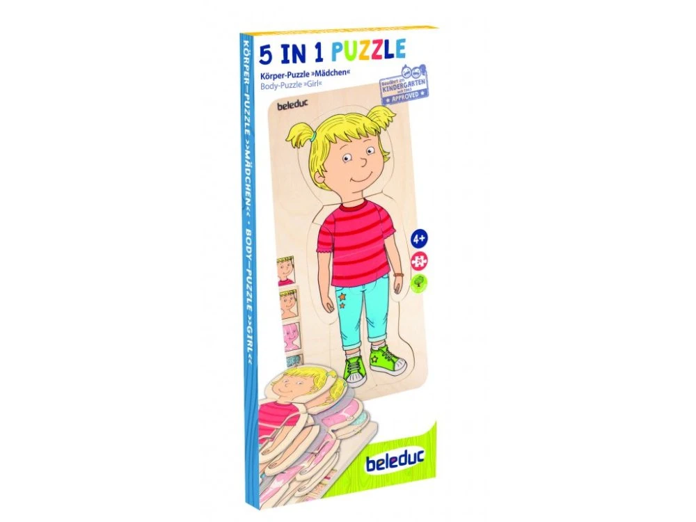 Beleduc Vrstvené puzzle Dívka