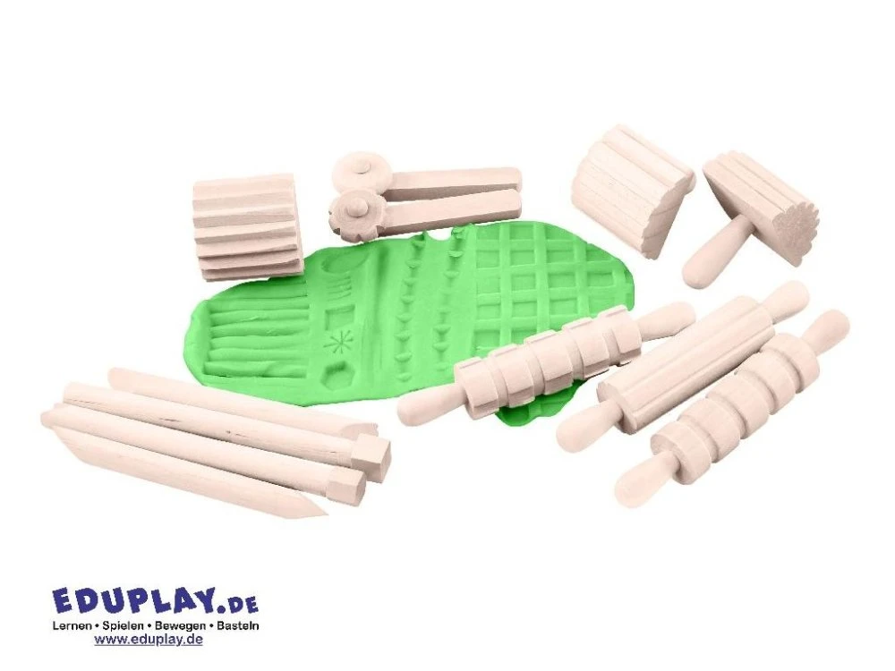 Eduplay Sada dřevěných modelovacích nástrojů