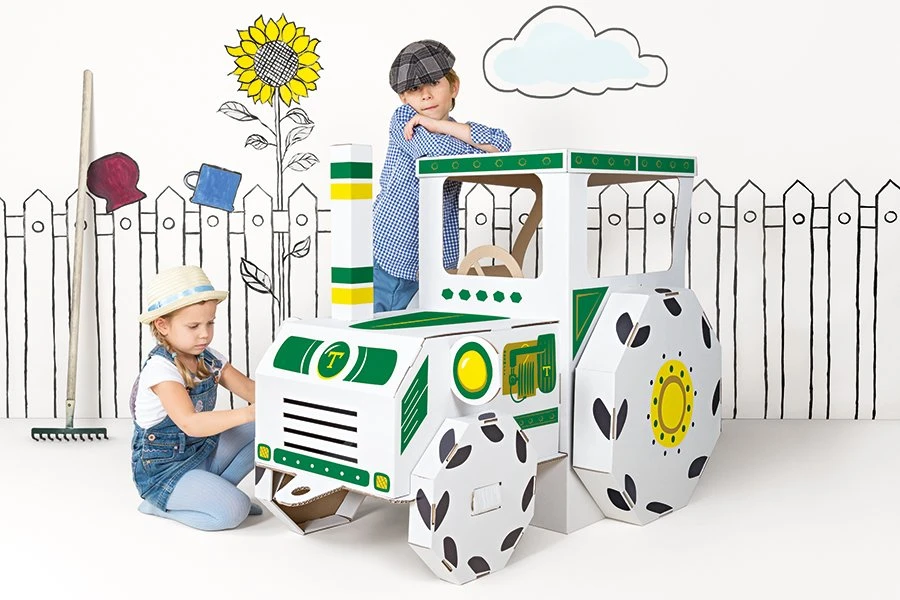 Tektorado Kartonový traktor