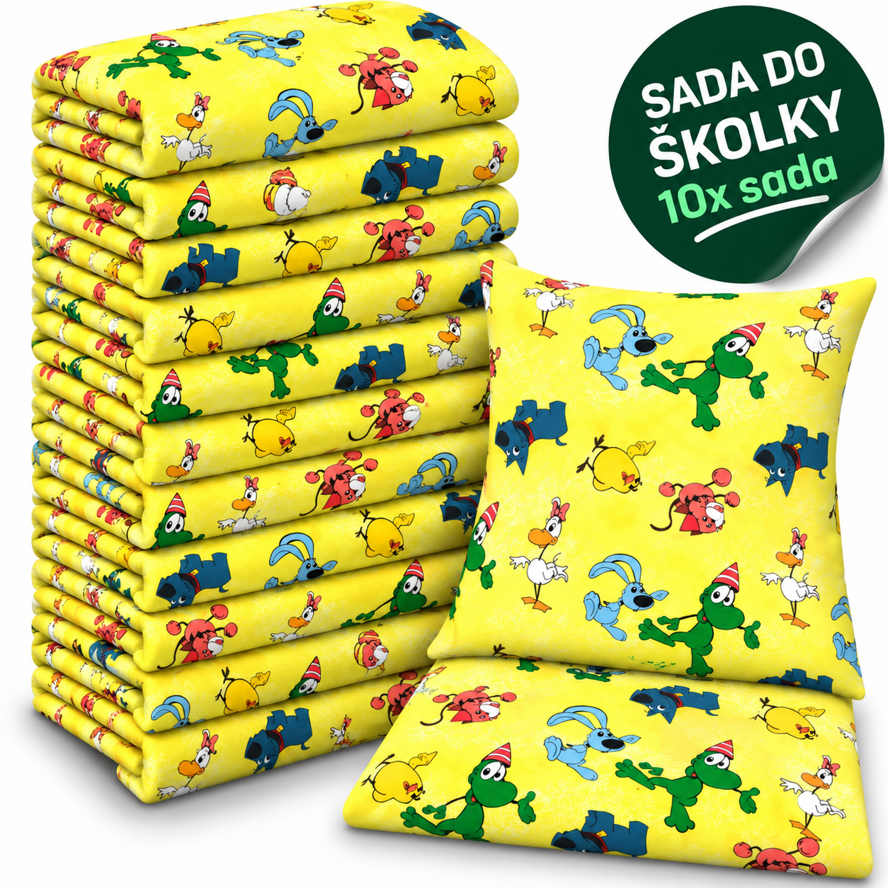 VÝHODNÁ SADA 10× bavlněné dětské povlečení – Pohádková zvířátka