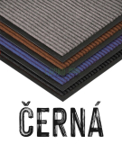 Vstupní textilní rohož ZENO, více rozměrů, černá