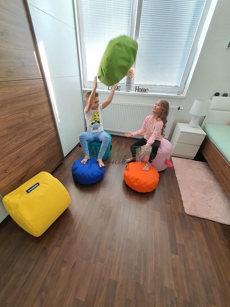 Taburet TRIPACK, tmavě modrý