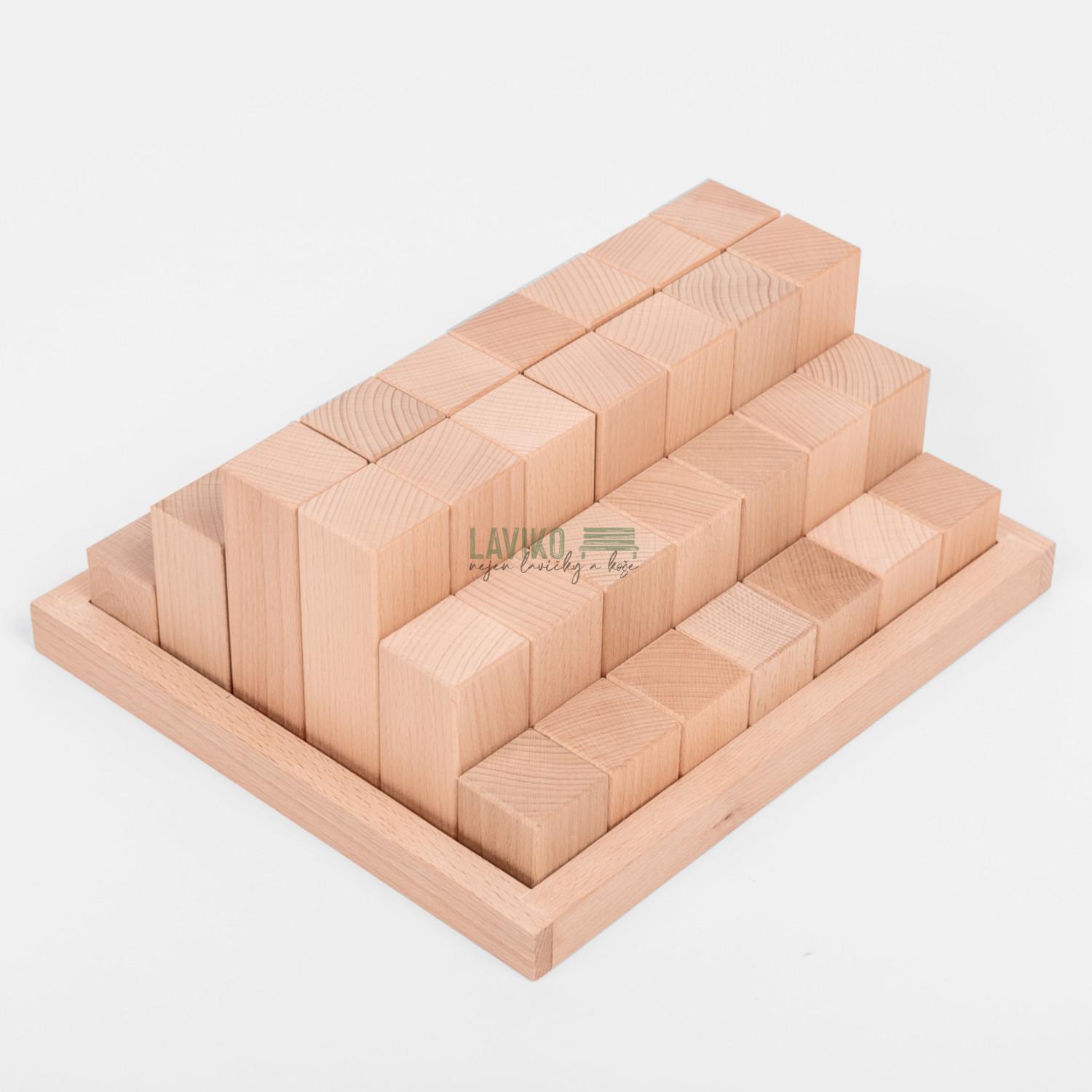ČESKÁ KOSTKA - PYRAMIDA MALÁ, sada 42 kostiček