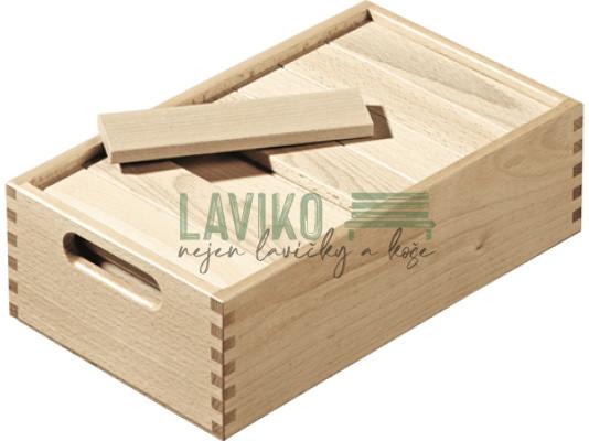 Sada dřevěných stavebních kostek ČTYŘKA