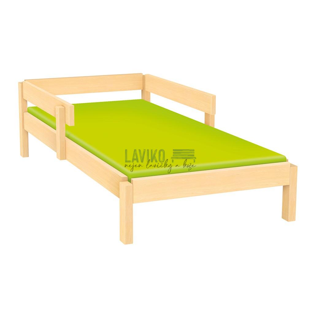 Dětská postýlka LEHÁČEK se zábranou