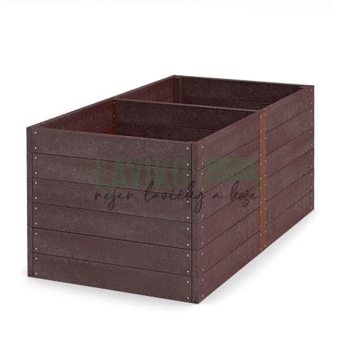 200 x 106 x 79 cm - Vyvýšený záhon RAKYTNÍK, recyklát