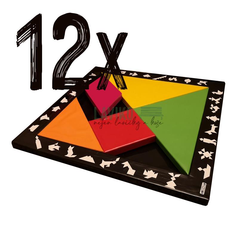 VÝHODNÁ SADA - 12x Žíněnka PUZZLE