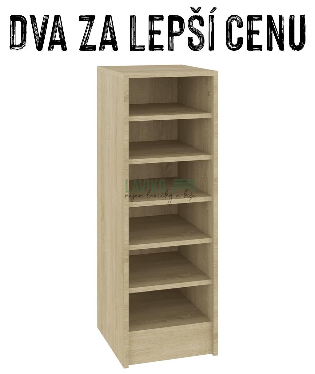 VÝHODNÁ SADA - 2x Botník DEROZEN, dub