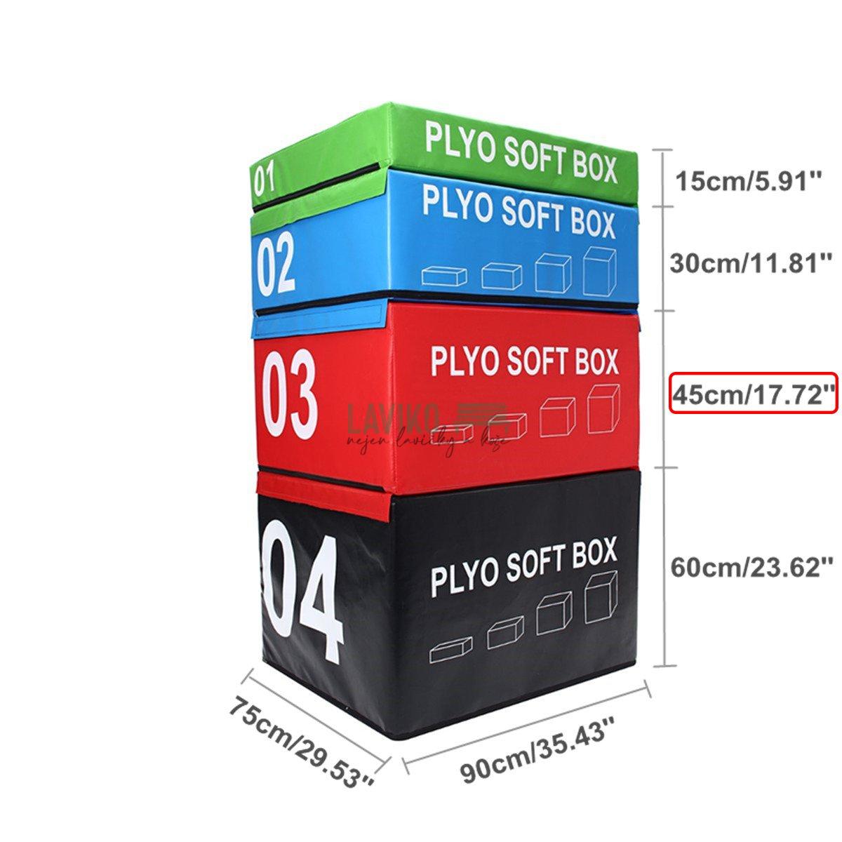PLYOBOX set, díl č. 3, 90 x 75 x 45 cm