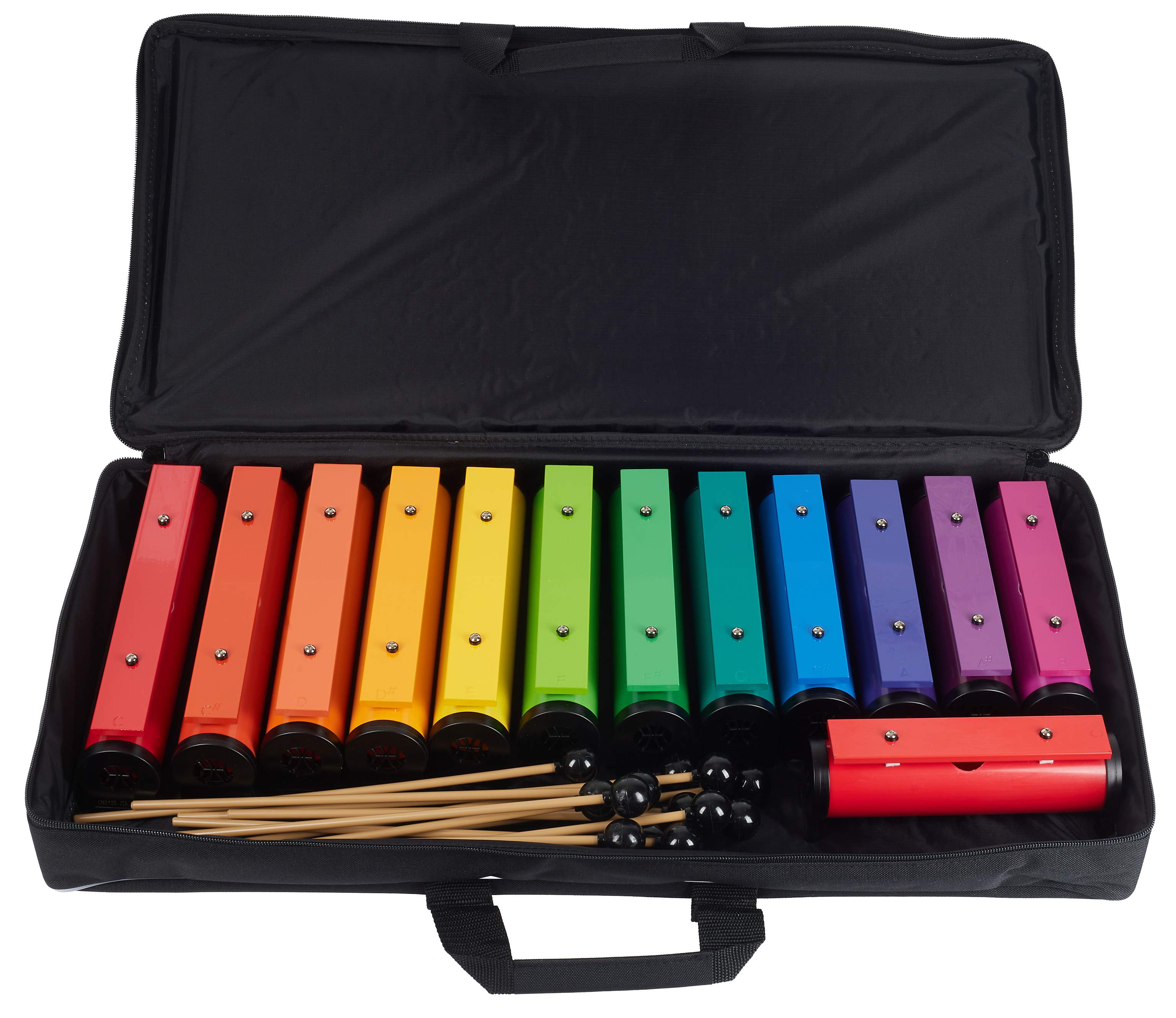 Sada BOOMWHACKERS Chroma-Notes Resonator Bells Complete Set