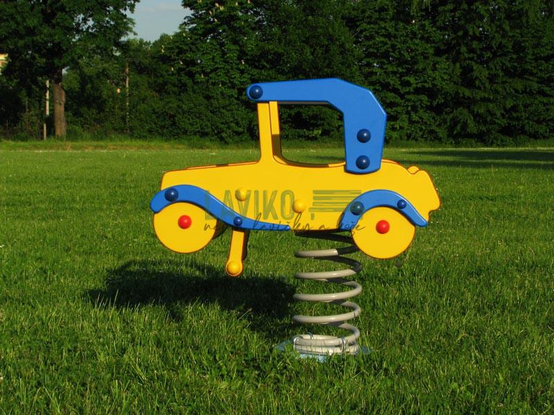 Pružinové houpadlo AUTÍČKO MODRÉ