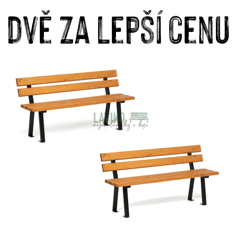 VÝHODNÁ SADA - 2x Venkovní lavička MARBELLA, 150 cm, limba