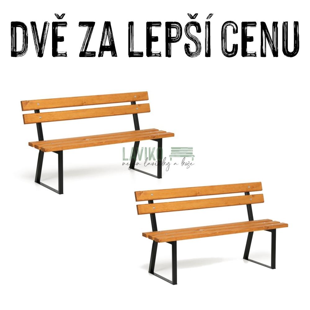 VÝHODNÁ SADA - 2x Venkovní lavička DARINA, 150 cm, limba