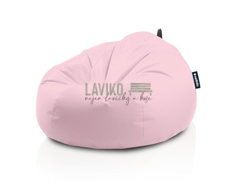 Sedací vak DAVI, světle růžový