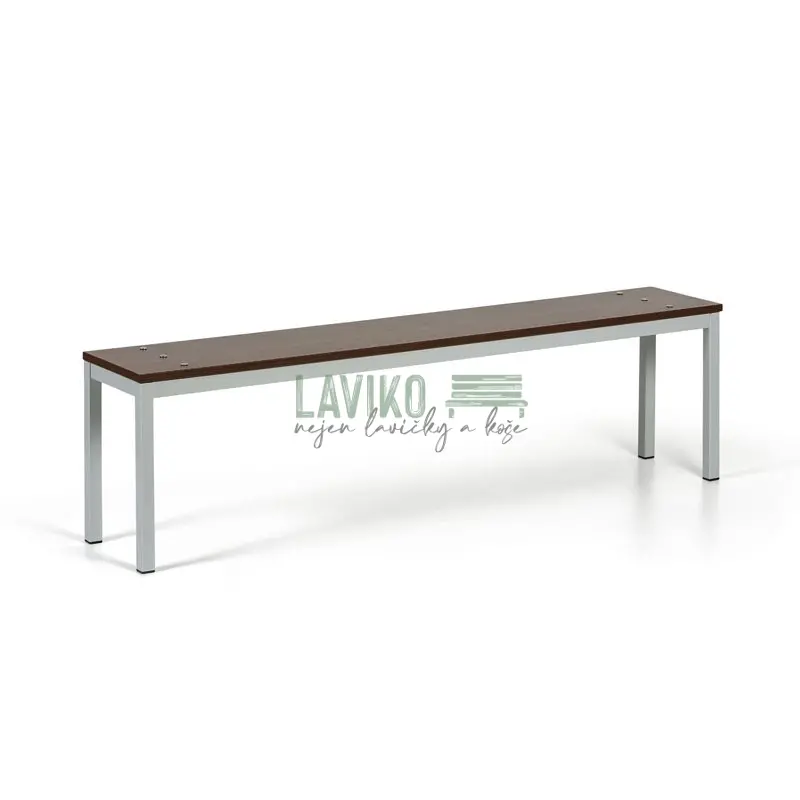 Šatní lavička PORTO, 150 cm, ořech