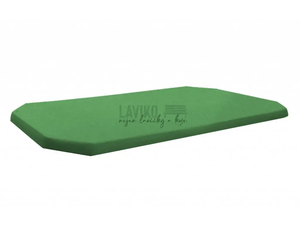 Molitanová matrace na lehátko LEONTÝNKA, zelená
