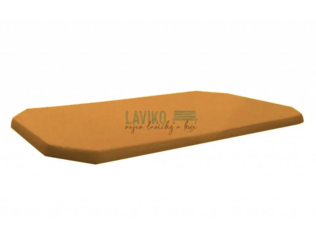 Molitanová matrace na lehátko LEONTÝNKA, oranžová
