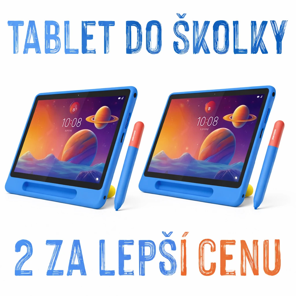 TABLET DO ŠKOLKY - VÝHODNÁ SADA - Dotykový tablet Lenovo Tab 4 GB / 64 GB + obal a dotykové pero