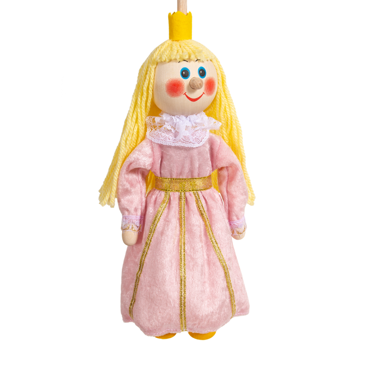 Česká loutka bez nití - Princezna KAROLÍNKA, 20 cm