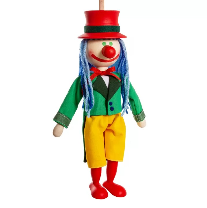 Česká loutka bez nití - Vodník CYRIL, 20 cm