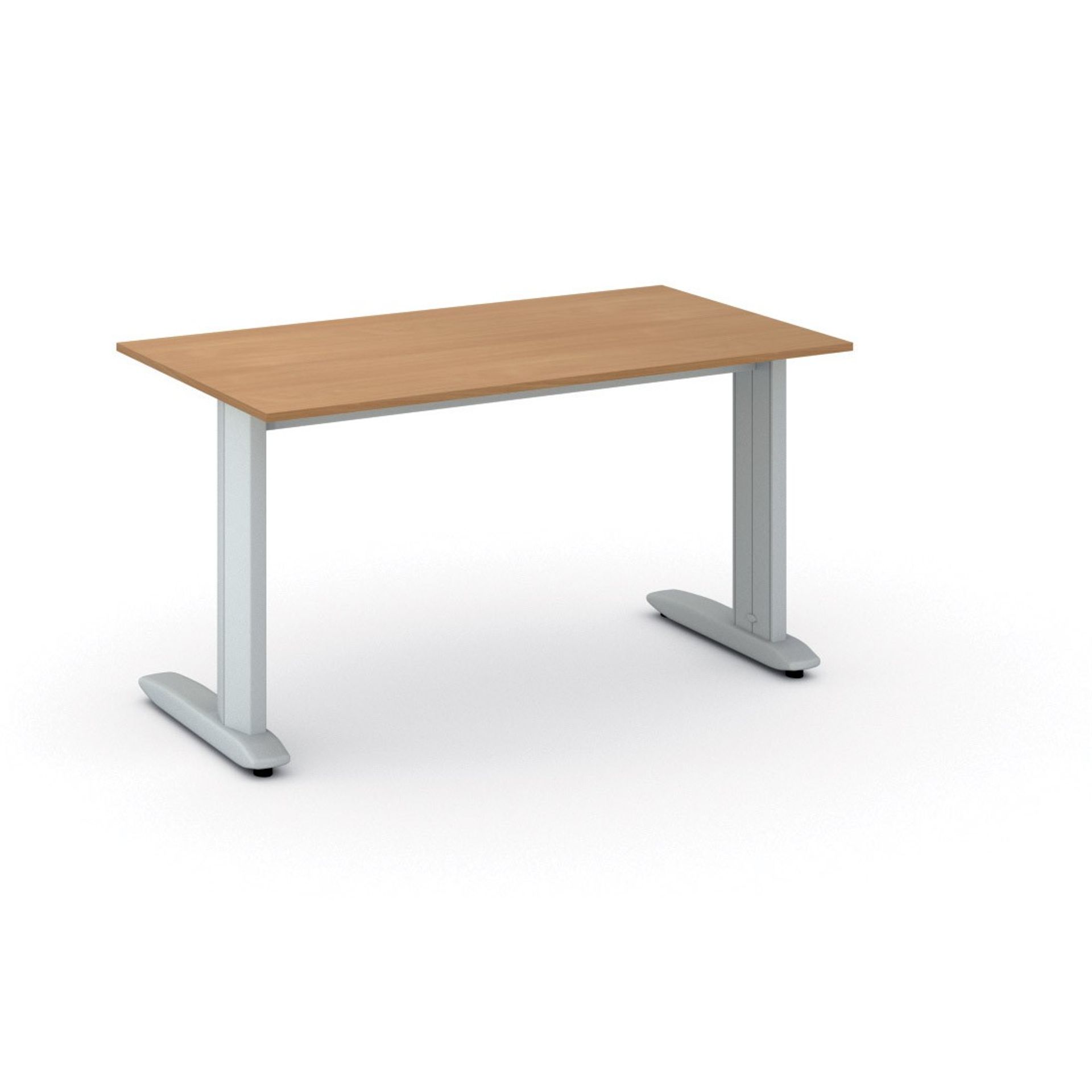 Kancelářský psací stůl PRIMO FLEXIBLE 140 × 80 cm, buk