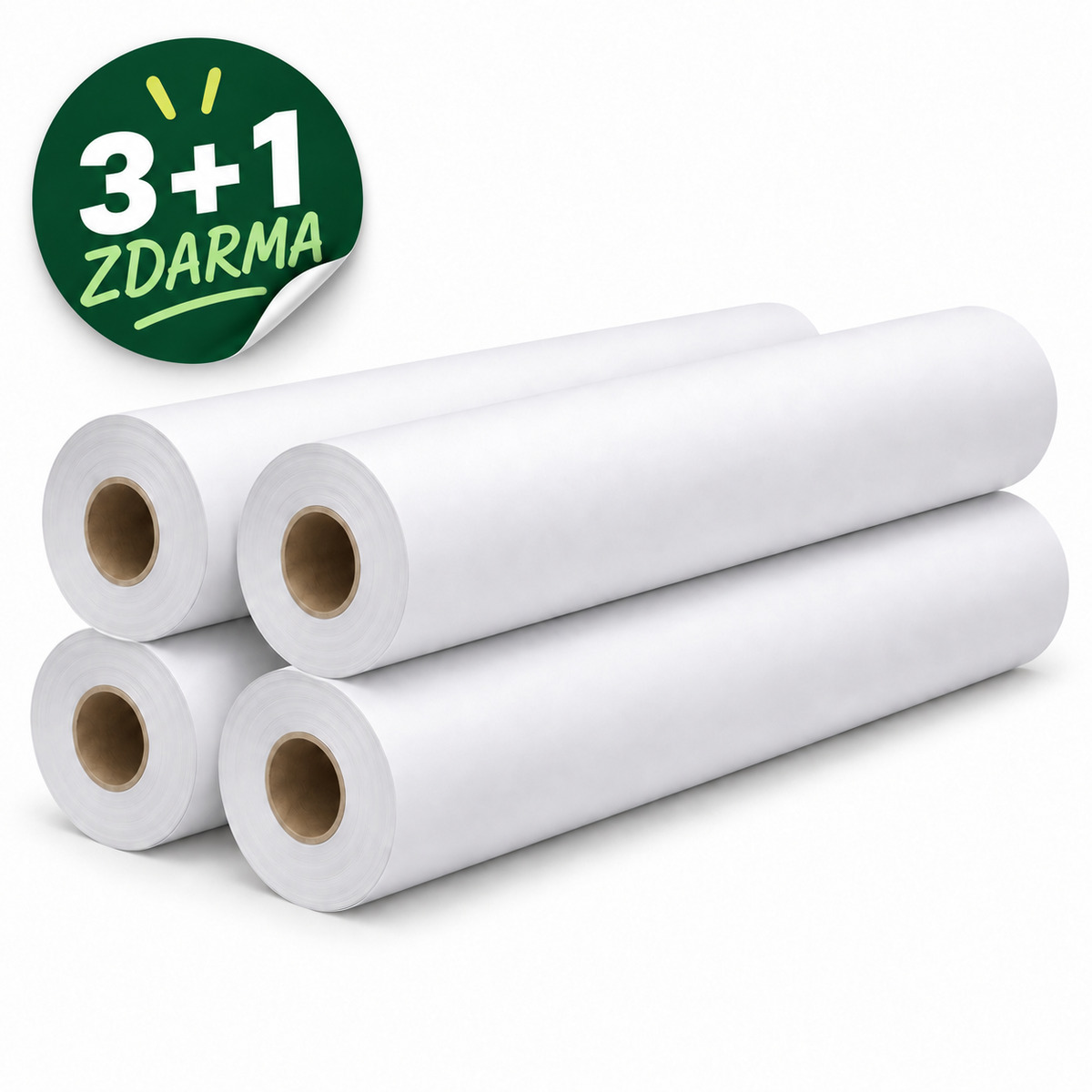 Výhodná sada kreslicího papíru v roli 914 mm × 50 m – 3+1 zdarma