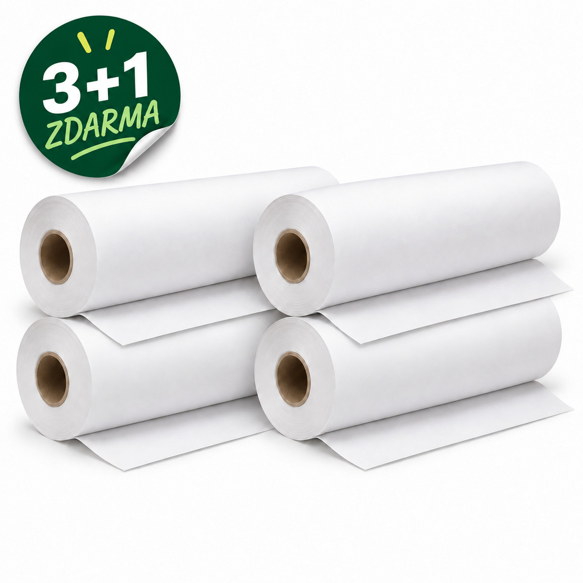 Výhodná sada kreslicího papíru v roli 1067 mm × 50 m – 3+1 zdarma