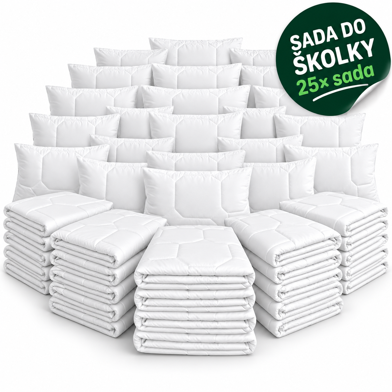 VÝHODNÁ SADA – 25× sada peřinky a polštáře PRIMA