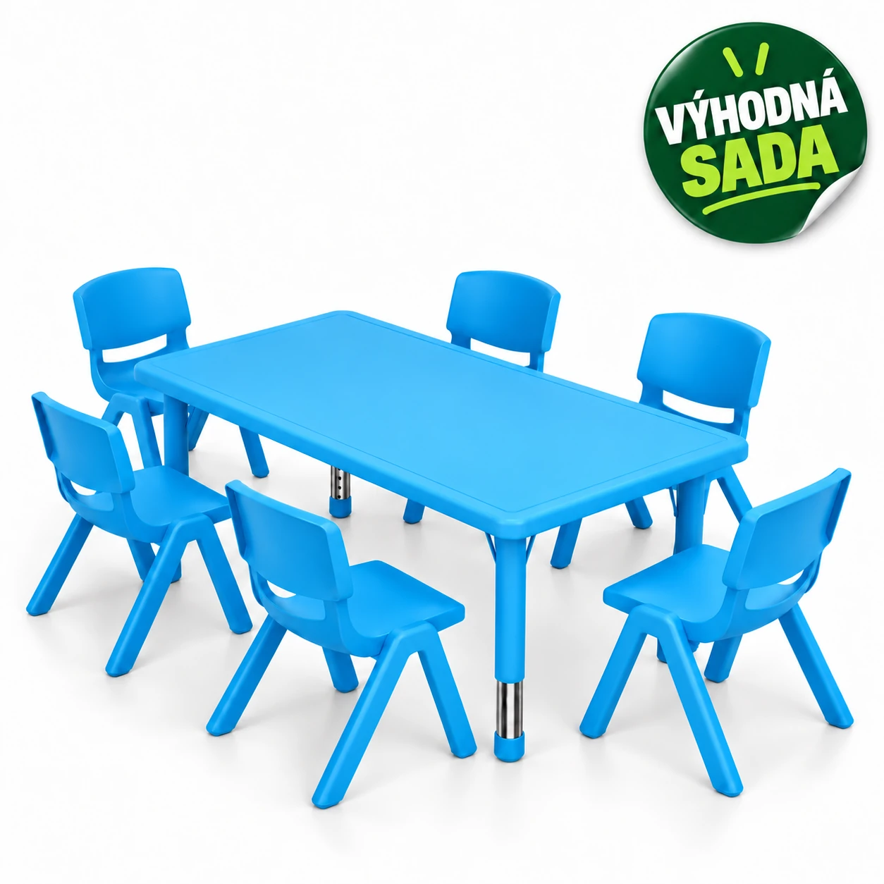 Výhodná sada MADDY obdélník + 6 židliček LANA