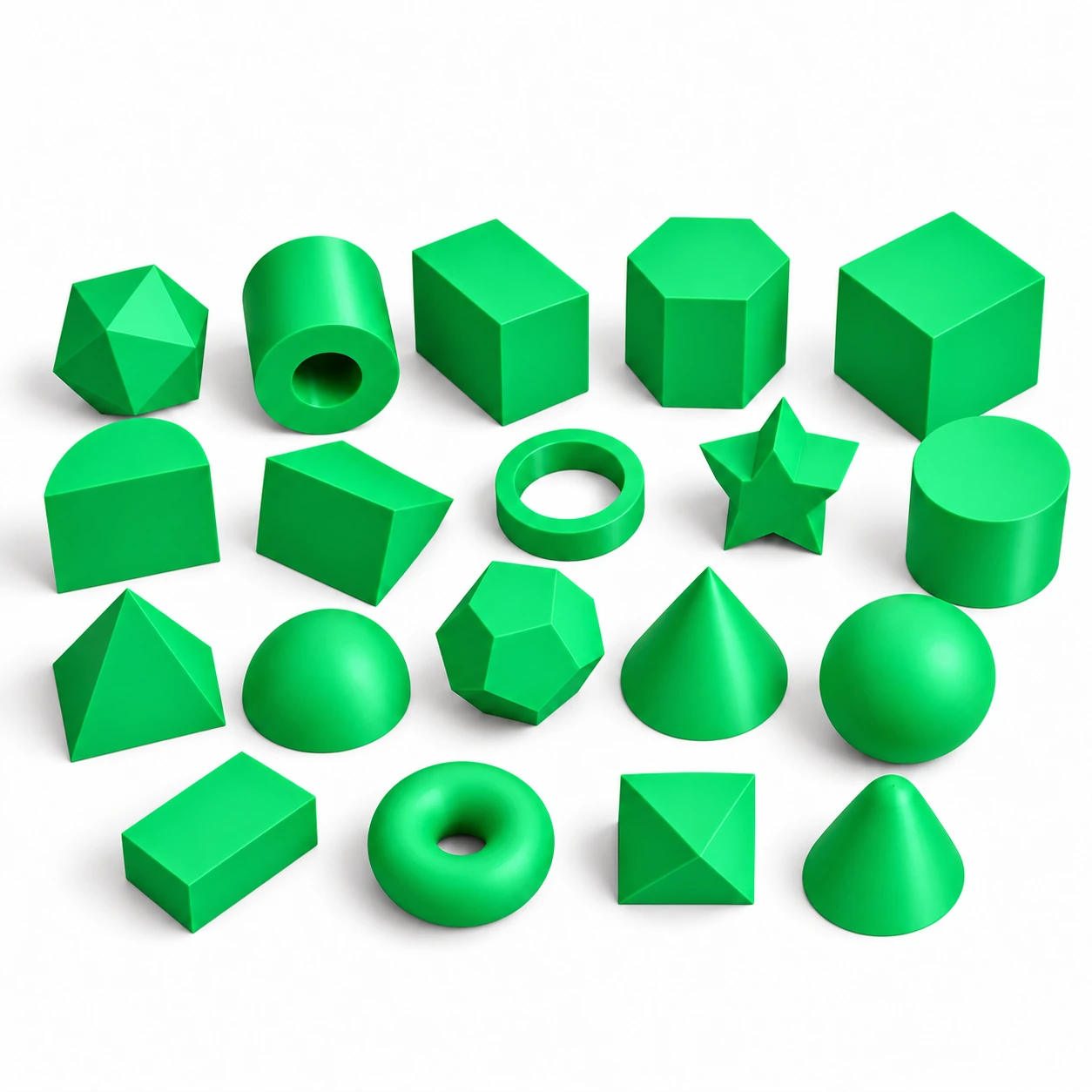 LavikoLab – Geometrická tělesa, velká sada (19 ks)