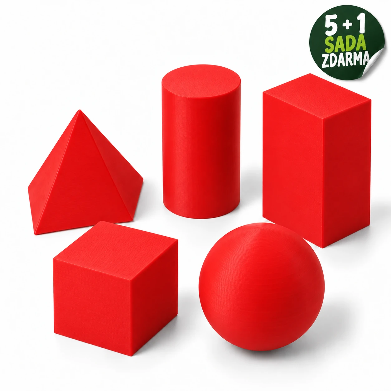 LavikoLab – Geometrická tělesa, základní sada – 5+1 zdarma