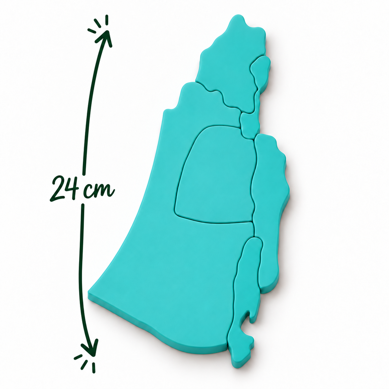 LavikoLab Mapa Izraele v době Ježíše – jednobarevná