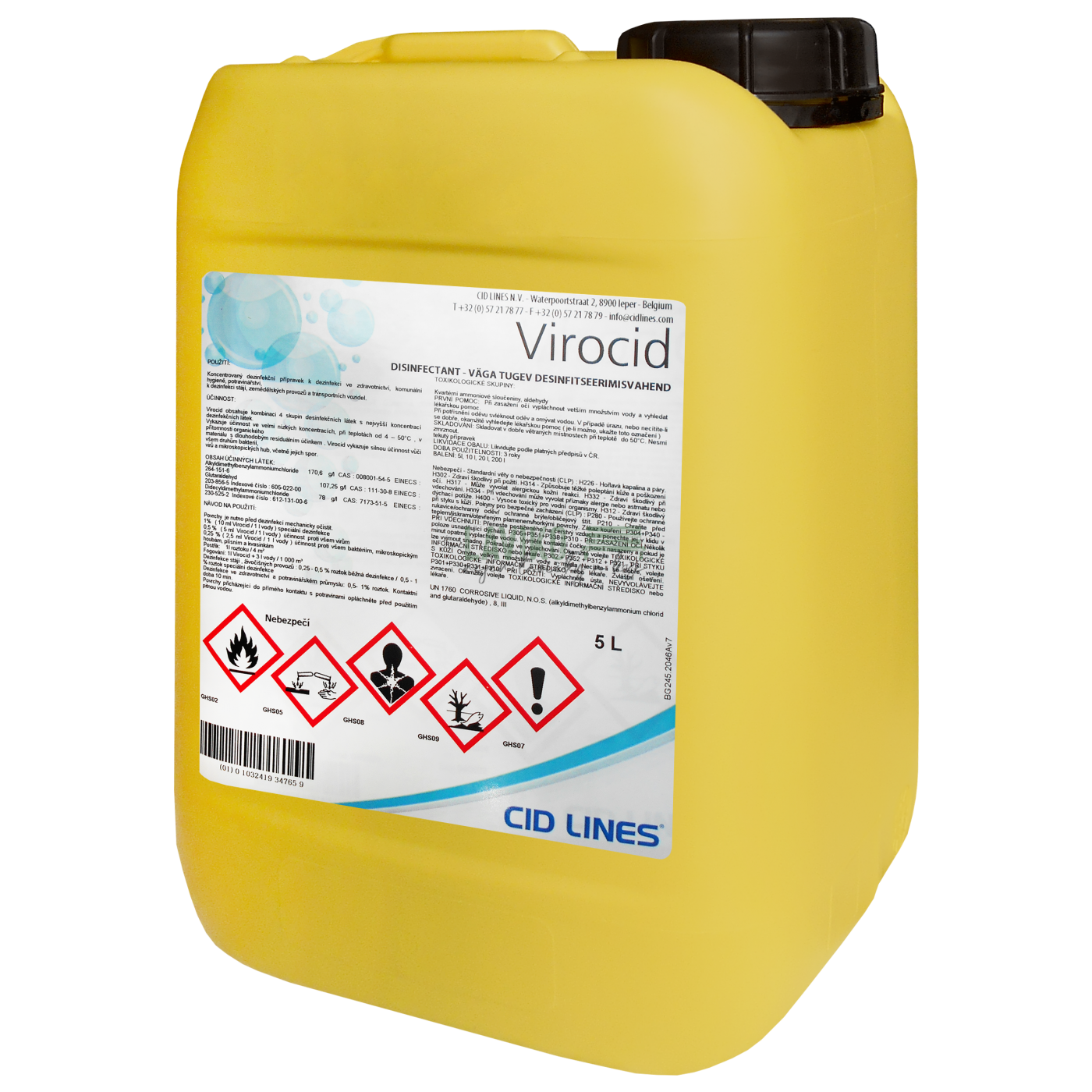 Virocid, 5 litrů