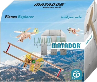 Stavebnice MATADOR Explorer Planes (5+)