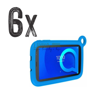 VÝHODNÁ SADA - 6x Tablet Alcatel oneT 7" Kids, modré pouzdro