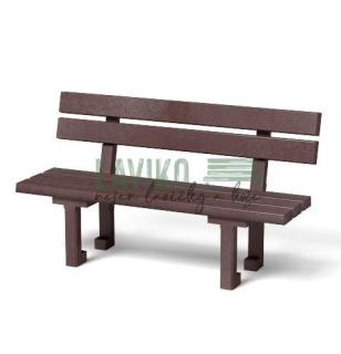 Venkovní lavička AŇA, recyklát