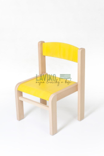 Dětská židlička ELISA, žlutá
