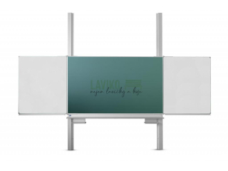 Pylonová školní tabule TRIO, keramická, BZB