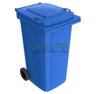 Plastová popelnice MODRÁ, 240 litrů
