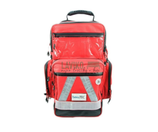Zdravotnický batoh WaterStop Ultra Red - vybavený basic, 20 litrů