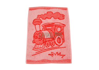 Dětský ručník, mašinka červená