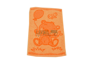 Dětský ručník, méďa oranžový