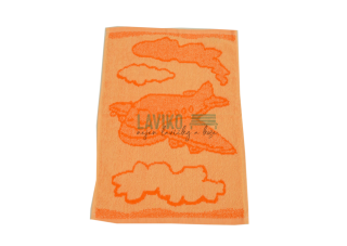 Dětský ručník, letadlo oranžové