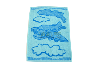 Dětský ručník, letadlo modré
